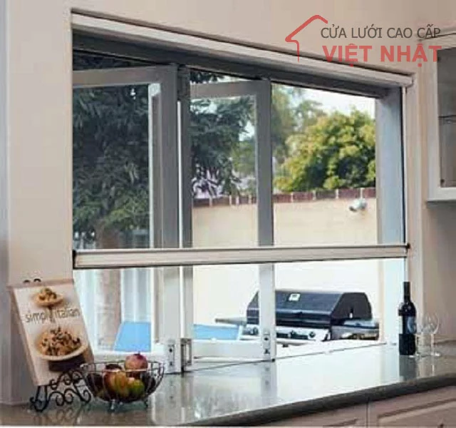 Cửa sổ lưới chống muỗi tự cuốn