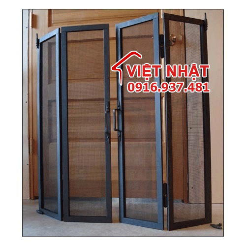 Khung cửa lưới chống muỗi dạng xếp
