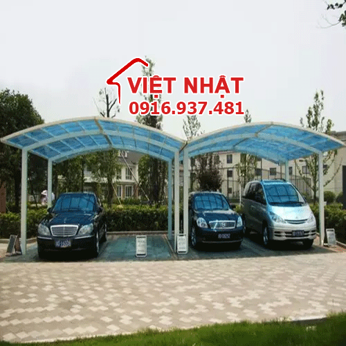 Mái che nhà xe đẹp