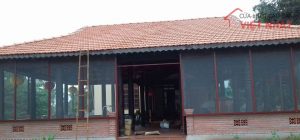 Cửa lưới chống muỗi khu công nghiệp
