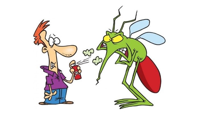 Chú ý cẩn thận trong quá trình xịt thuốc chống muỗi