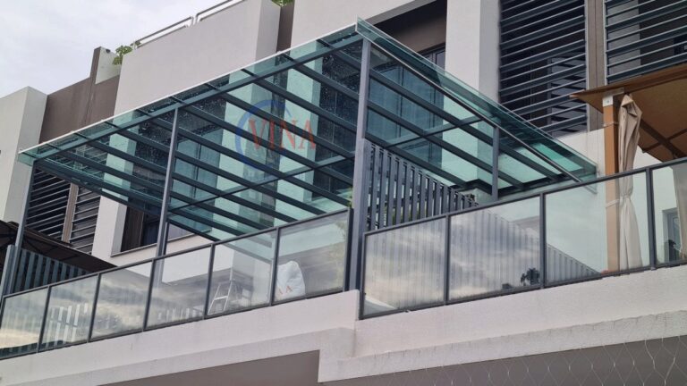 Mái hiên vòm cửa sổ cố định Việt Nhật