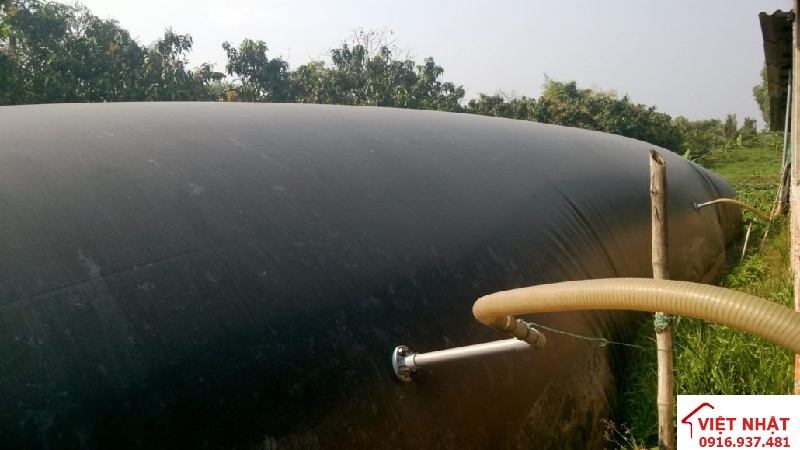 Ứng dụng làm bình biogas từ bạt HDPE
