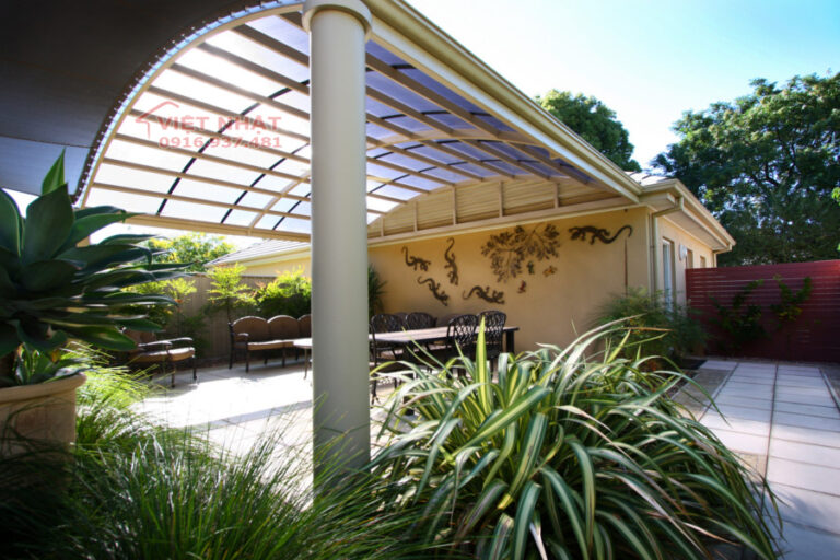 Thay vì sử dụng các loại mái thông thường, mái vòm sẽ mang lại tính thẩm mỹ cao