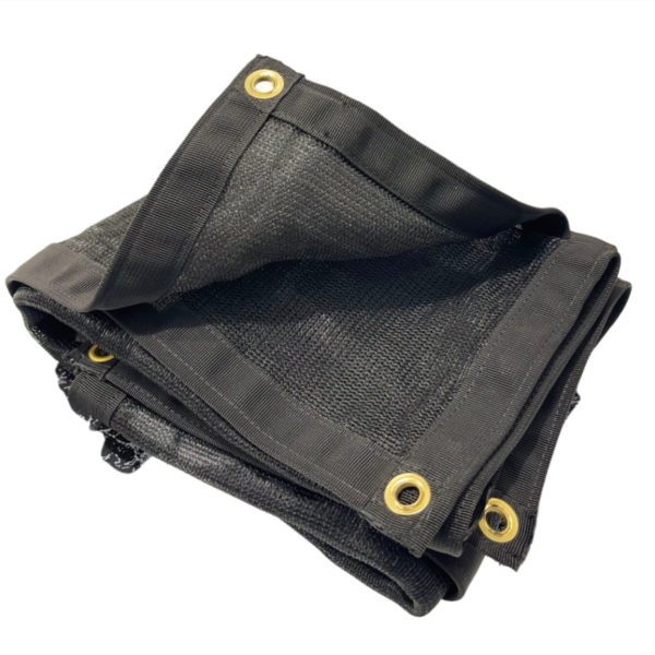 Lưới che nắng 70% màu đen - 140GSM (may 1 lớp)